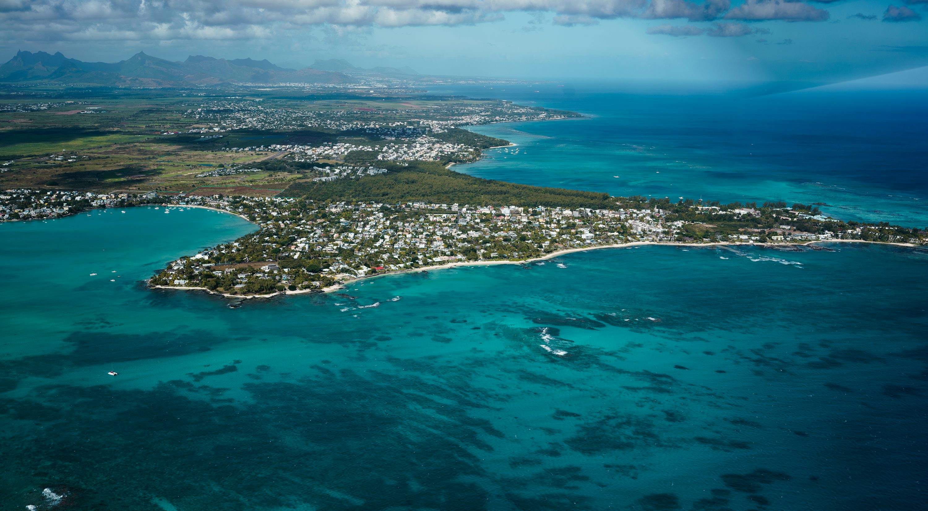 Beautiful Mauritius coastline
